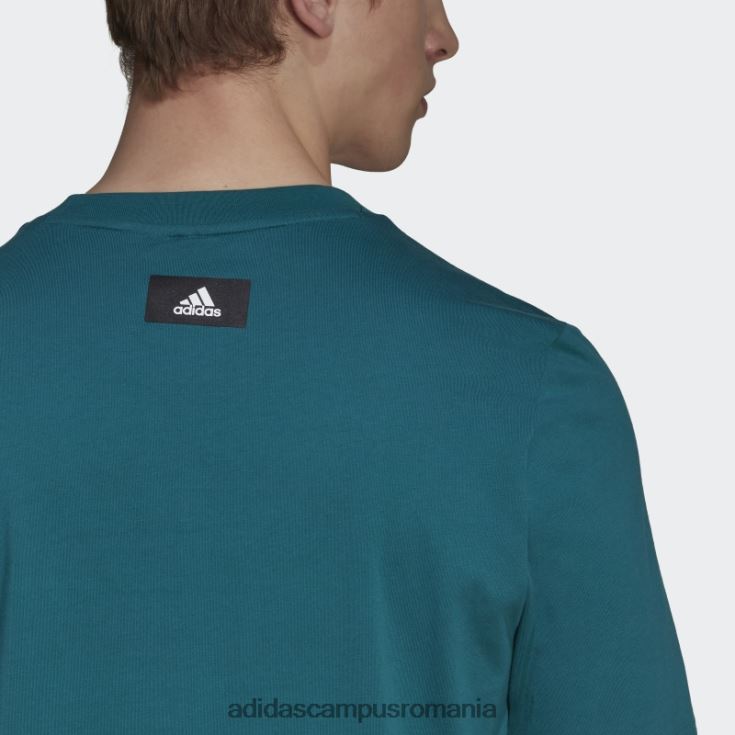 adidas campus romania tricou cu logo adidas teal future icons bărbați teal J266N27035