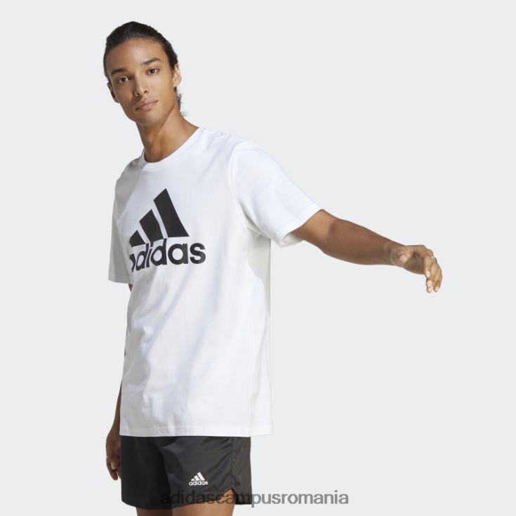 adidas campus romania tricou cu logo mare din tricou alb essentials bărbați alb J266N23628