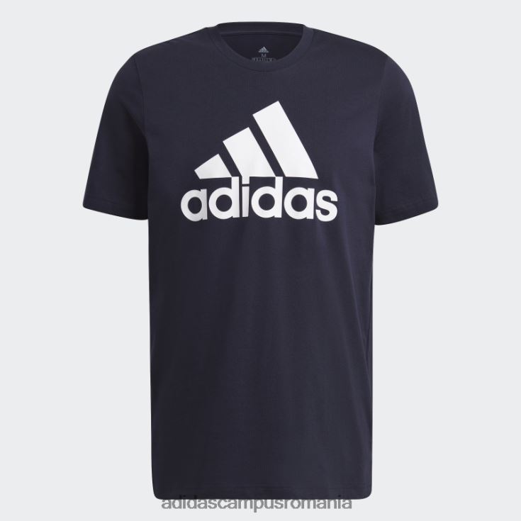 adidas campus romania tricou cu logo mare fashion essentials alb bărbați cerneală/alb J266N25345