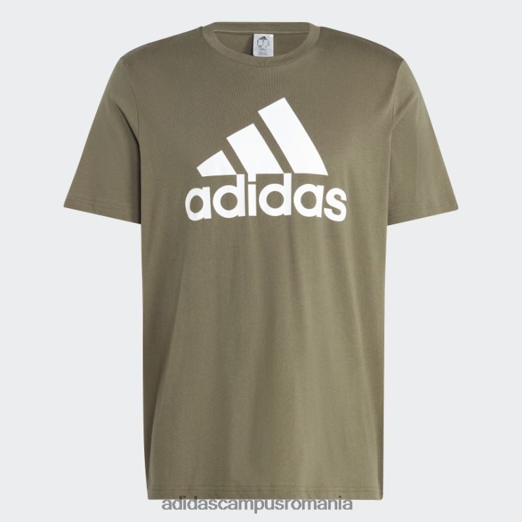 adidas campus romania tricou cu logo mare olive essentials bărbați măsline J266N2905