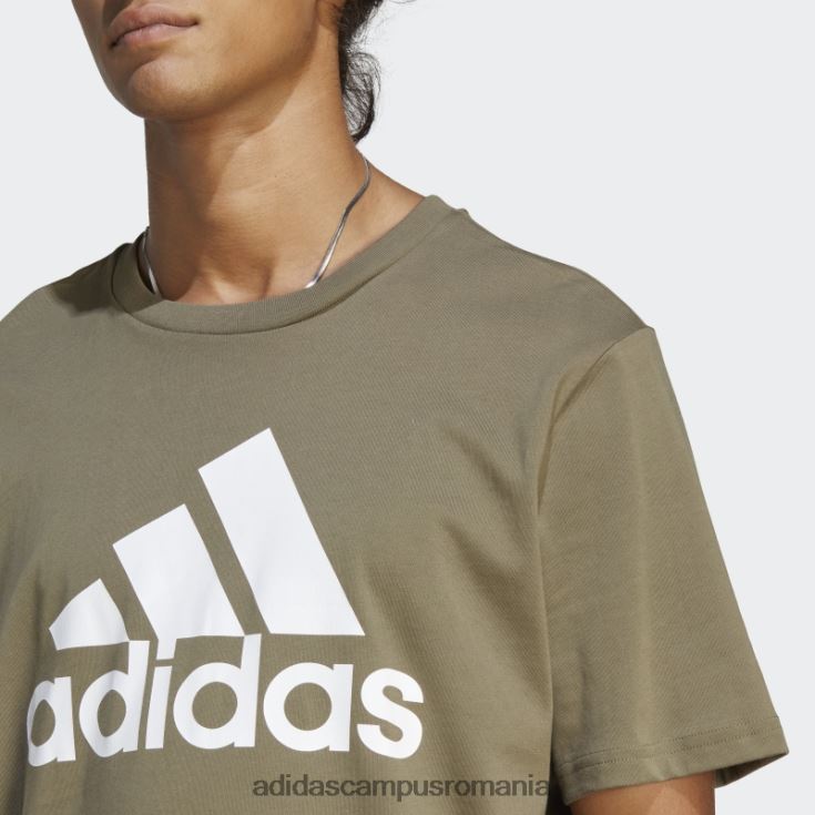 adidas campus romania tricou cu logo mare olive essentials bărbați măsline J266N2905