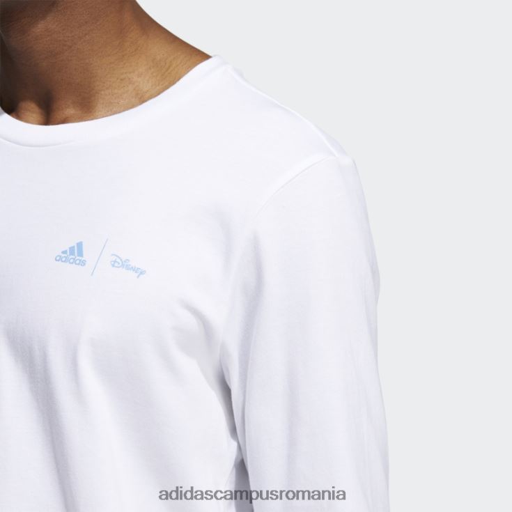 adidas campus romania tricou cu mânecă lungă disney sport alb bărbați alb J266N214786