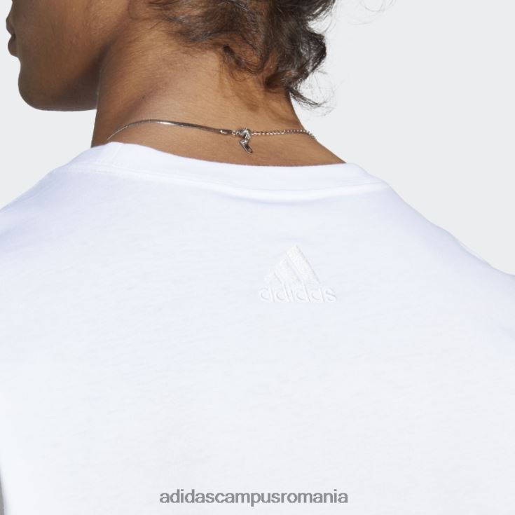 adidas campus romania tricou cu mânecă lungă essentials alb bărbați alb J266N25546
