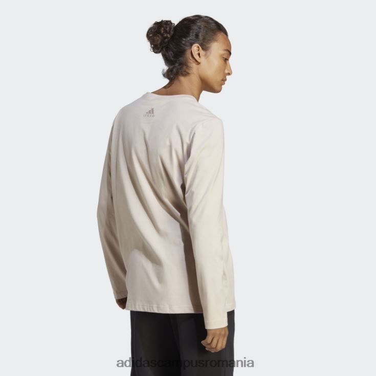 adidas campus romania tricou cu mânecă lungă essentials taupe bărbați taupe J266N2932