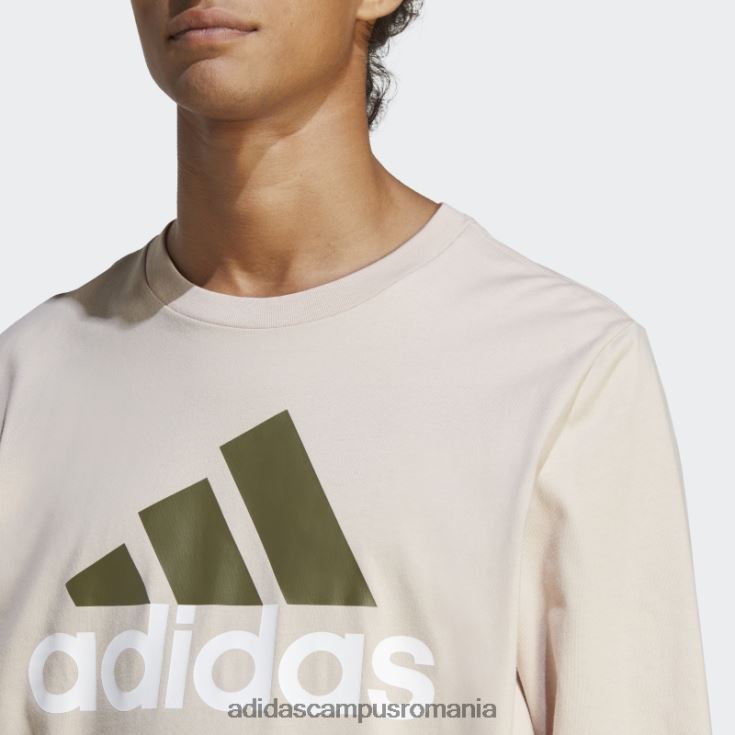 adidas campus romania tricou cu mânecă lungă essentials taupe bărbați taupe J266N2932