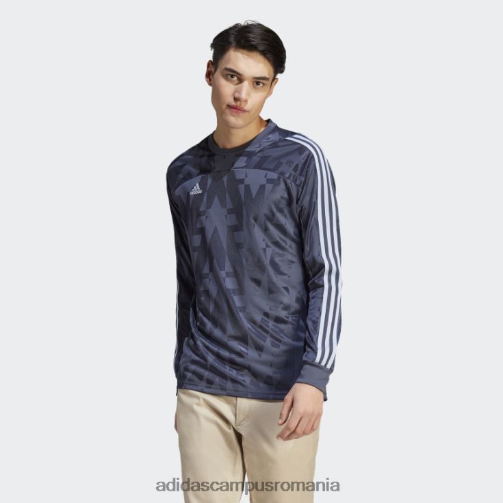 adidas campus romania tricou cu mânecă lungă tiro bleumarin bărbați zori bleumarin/albastru J266N25768