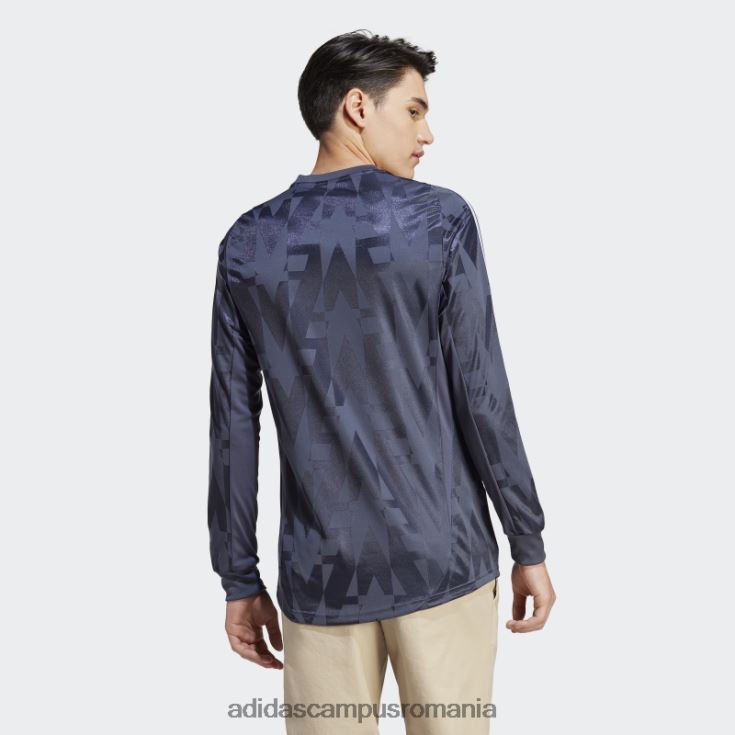 adidas campus romania tricou cu mânecă lungă tiro bleumarin bărbați zori bleumarin/albastru J266N25768