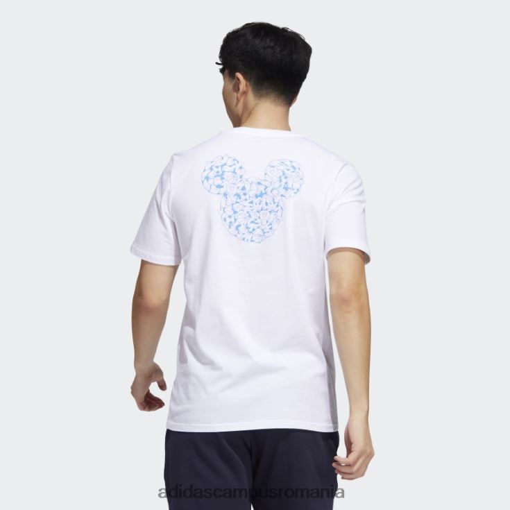 adidas campus romania tricou cu mânecă scurtă disney sport alb bărbați alb J266N214606