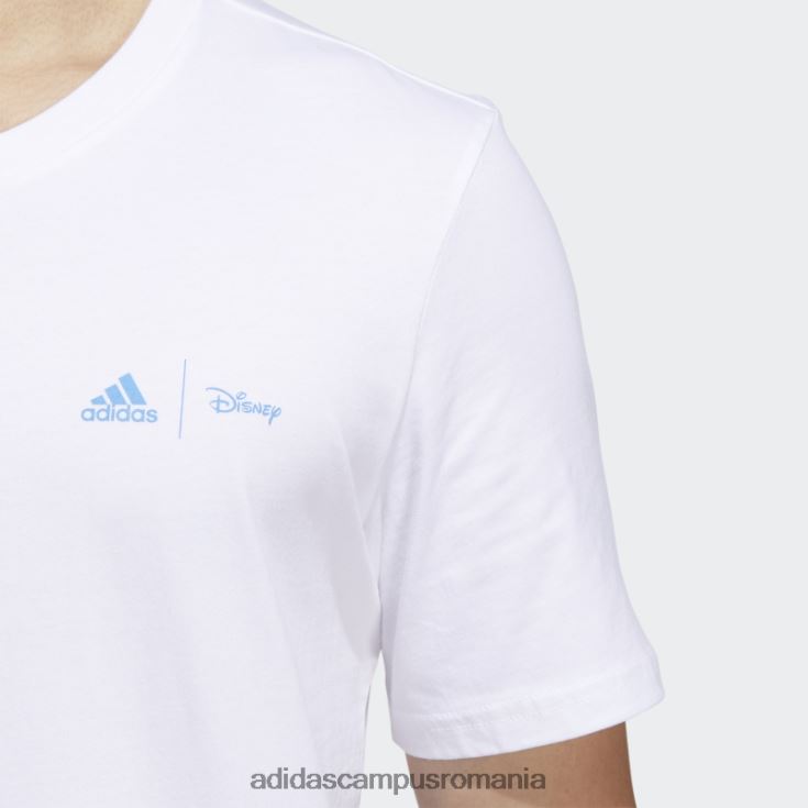 adidas campus romania tricou cu mânecă scurtă disney sport alb bărbați alb J266N214606
