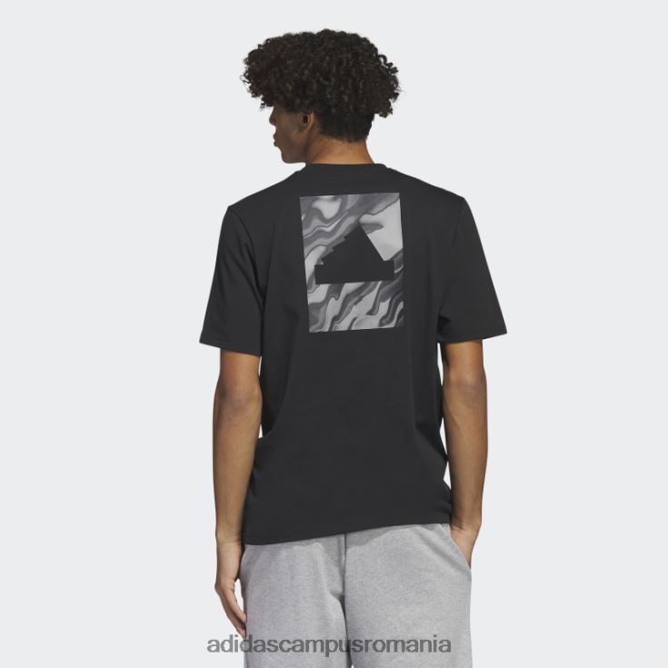 adidas campus romania tricou cu mânecă scurtă grafică future icons fashion negru bărbați negru J266N25810