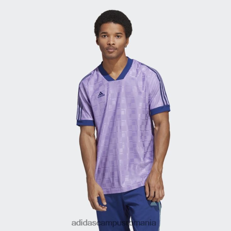 adidas campus romania tricou cu mânecă scurtă tiro violet adidas bărbați violet J266N25328