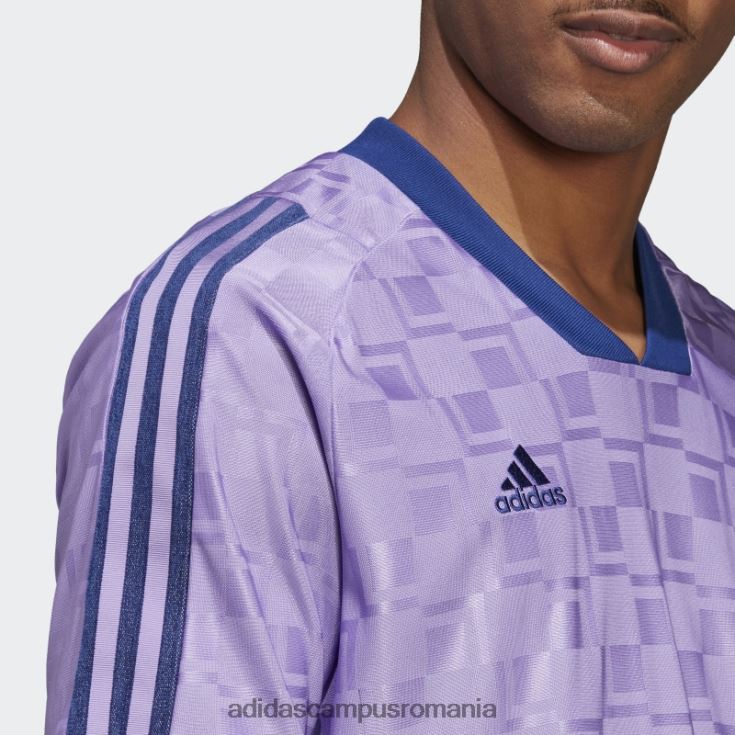 adidas campus romania tricou cu mânecă scurtă tiro violet adidas bărbați violet J266N25328