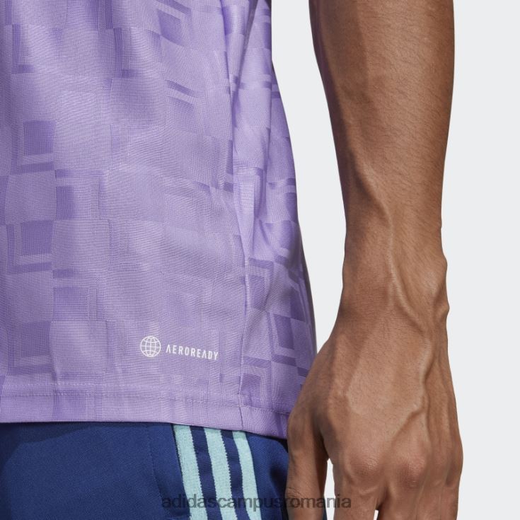 adidas campus romania tricou cu mânecă scurtă tiro violet adidas bărbați violet J266N25328