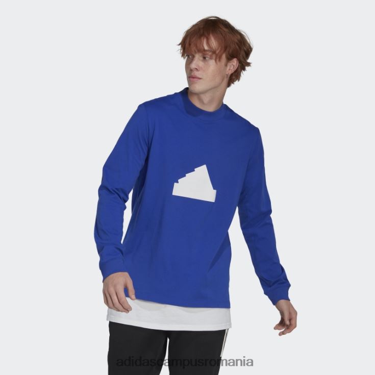 adidas campus romania tricou cu maneca lunga albastru bărbați albastru J266N27346