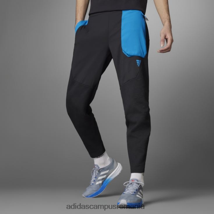 adidas campus romania tricou d4m negru bărbați negru/albastru șoc J266N215260