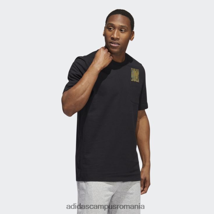 adidas campus romania tricou dynamic sport cu buzunar grafic negru adidas bărbați negru J266N214808