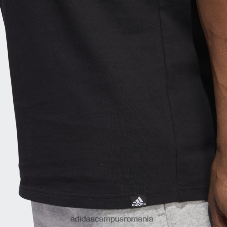 adidas campus romania tricou dynamic sport cu buzunar grafic negru adidas bărbați negru J266N214808