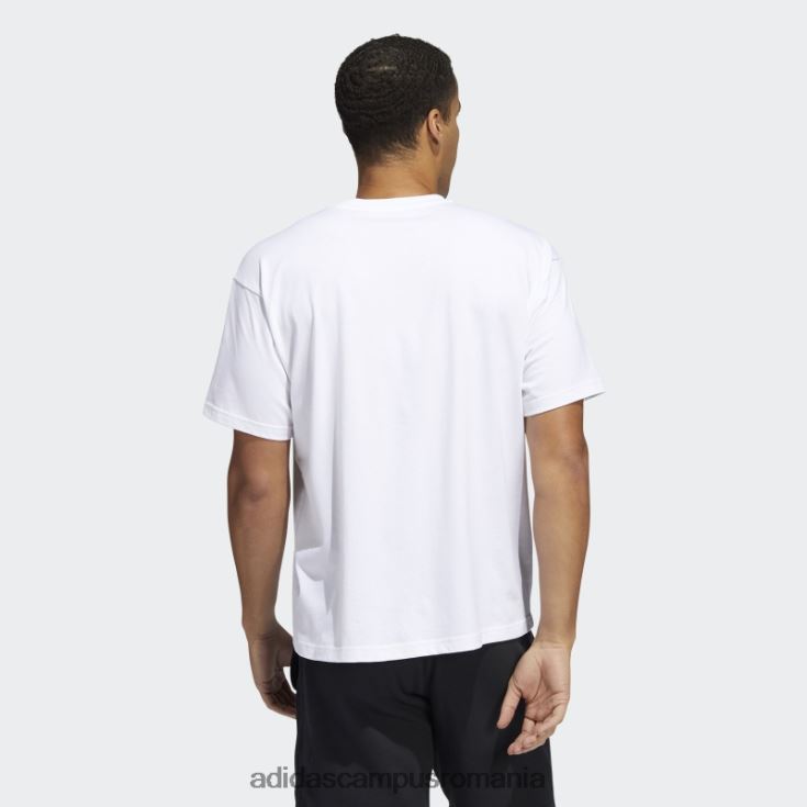 adidas campus romania tricou elegant pride (neutru de gen) alb bărbați alb J266N26943