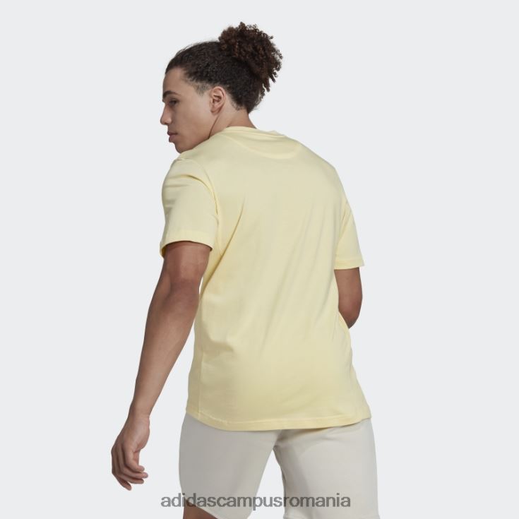 adidas campus romania tricou galben studio lounge bărbați galben J266N214968