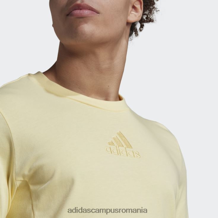 adidas campus romania tricou galben studio lounge bărbați galben J266N214968