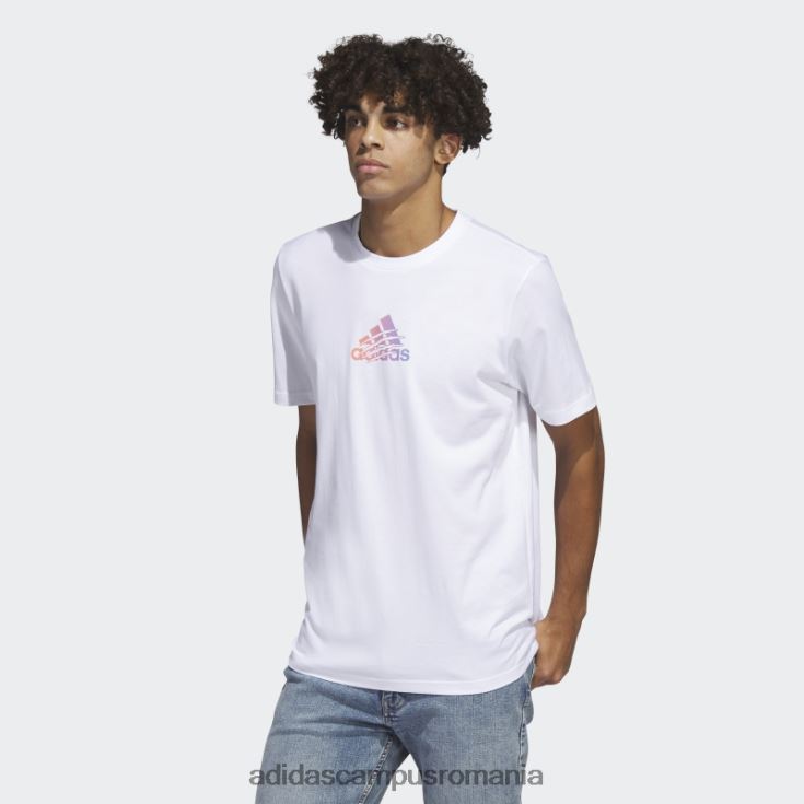 adidas campus romania tricou grafic alb cu logo power bărbați alb J266N25599