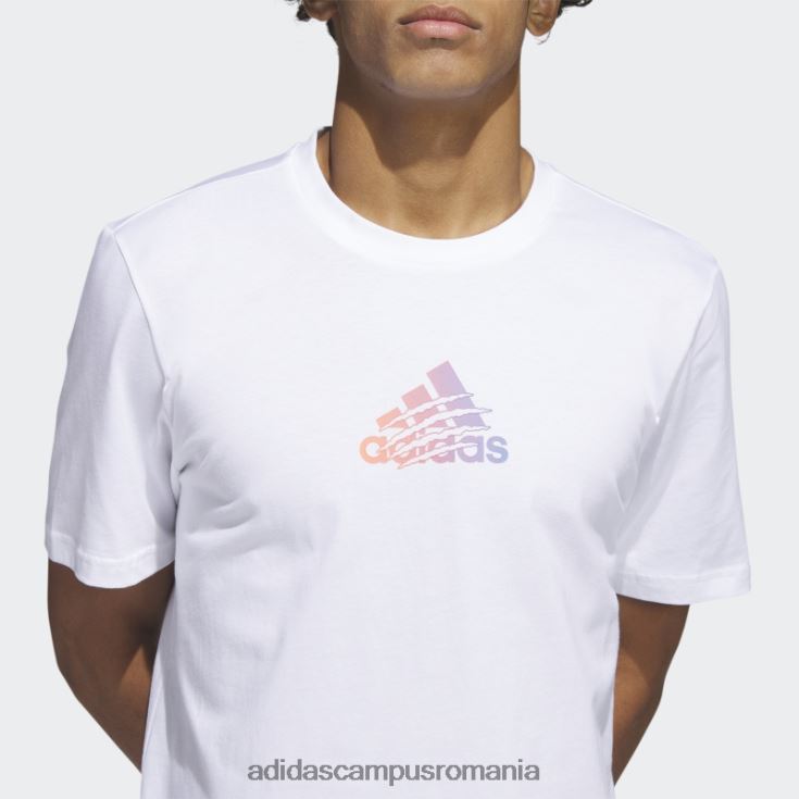 adidas campus romania tricou grafic alb cu logo power bărbați alb J266N25599