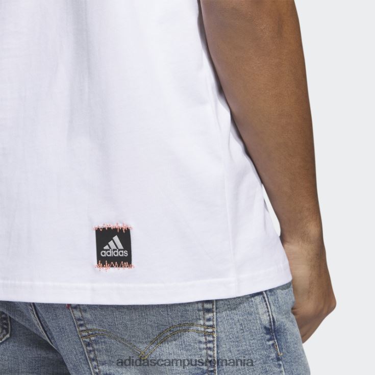 adidas campus romania tricou grafic alb cu logo power bărbați alb J266N25599