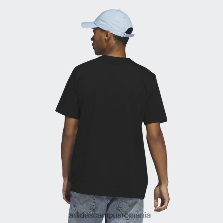 adidas campus romania tricou grafic bloc de îmbrăcăminte sport negru fierbinte bărbați negru J266N25598
