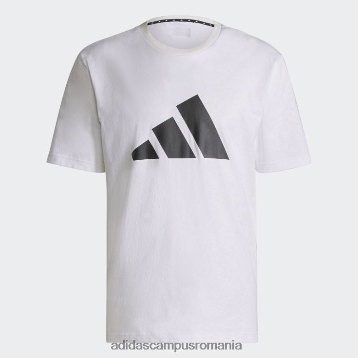 adidas campus romania tricou grafic logo icons viitor alb bărbați alb J266N26032