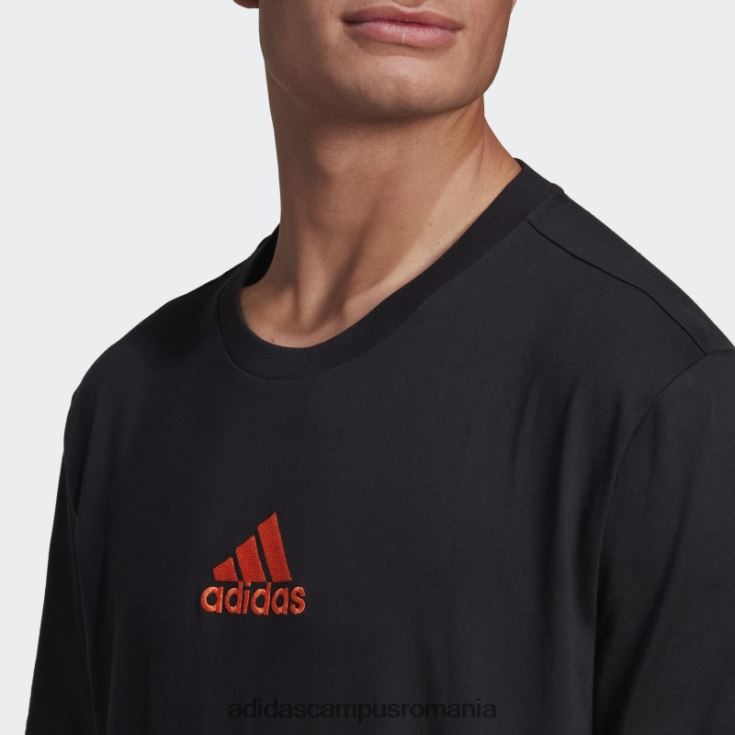 adidas campus romania tricou grafic nature negru bărbați negru J266N26848