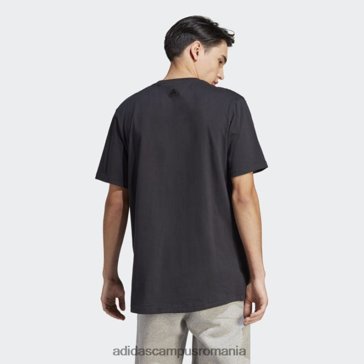 adidas campus romania tricou grafic negru all szn bărbați negru J266N213804