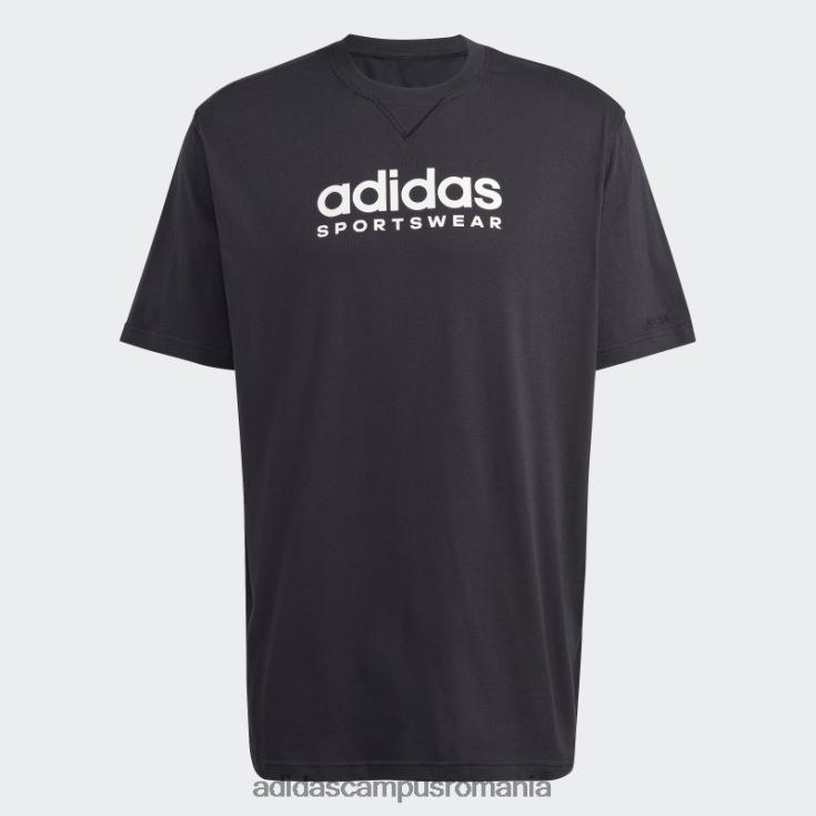 adidas campus romania tricou grafic negru all szn bărbați negru J266N213804