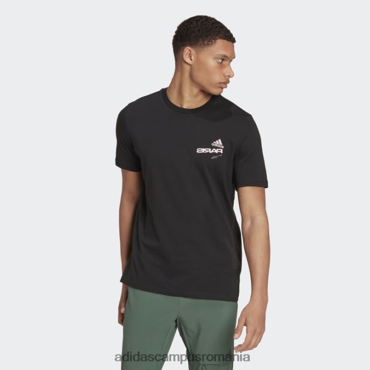 adidas campus romania tricou grafic paris negru adidas bărbați negru J266N215009