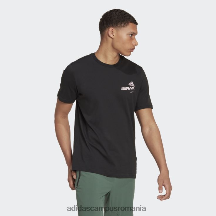 adidas campus romania tricou grafic paris negru adidas bărbați negru J266N215009