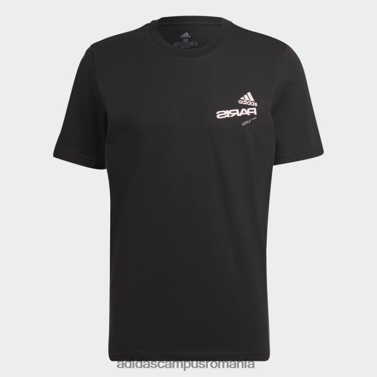 adidas campus romania tricou grafic paris negru adidas bărbați negru J266N215009