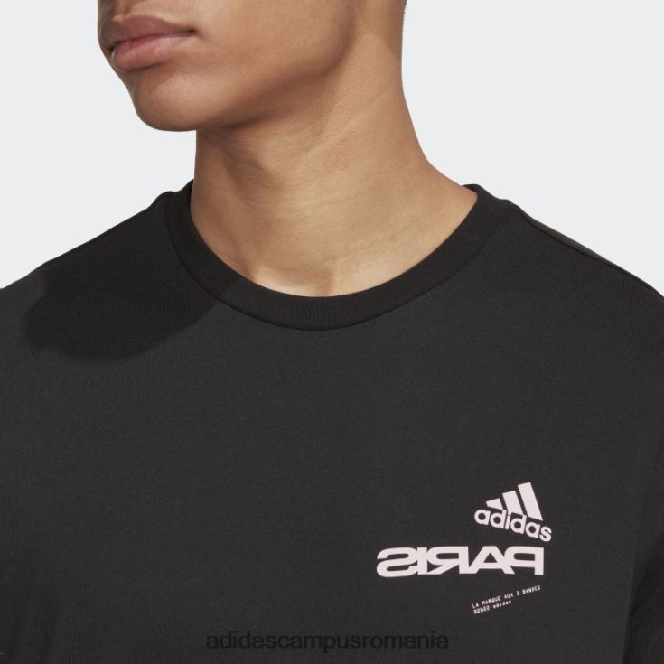 adidas campus romania tricou grafic paris negru adidas bărbați negru J266N215009