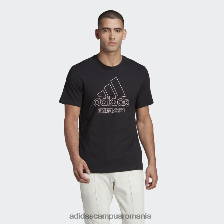 adidas campus romania tricou grafic paris negru adidas bărbați negru J266N215126