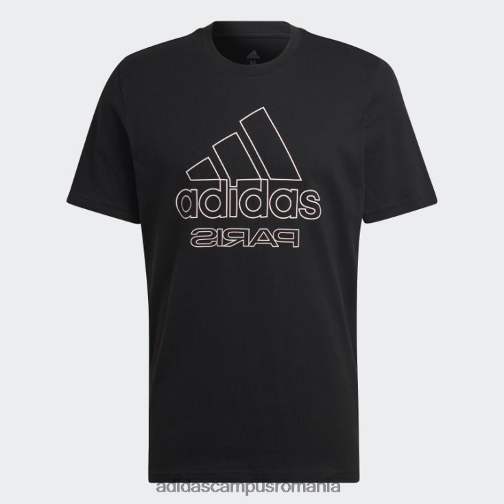 adidas campus romania tricou grafic paris negru adidas bărbați negru J266N215126