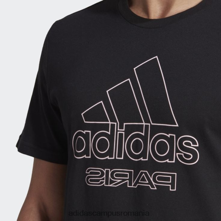 adidas campus romania tricou grafic paris negru adidas bărbați negru J266N215126