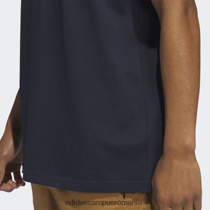 adidas campus romania tricou grafic tricou cu mânecă scurtă cu șablon în două culori, cerneală adidas bărbați cerneală J266N25646