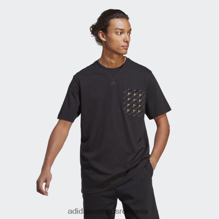 adidas campus romania tricou negru all szn x logomania adidas bărbați negru J266N214469
