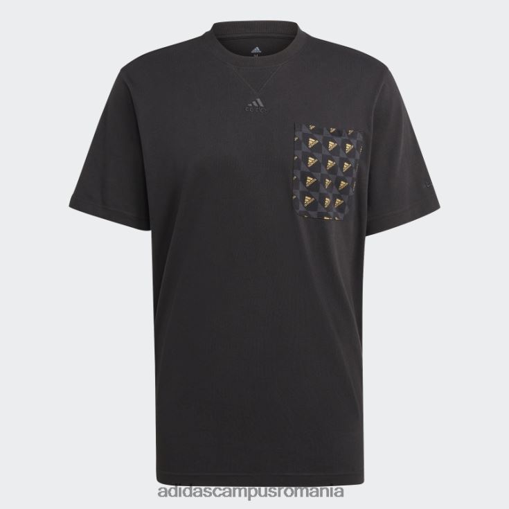 adidas campus romania tricou negru all szn x logomania adidas bărbați negru J266N214469