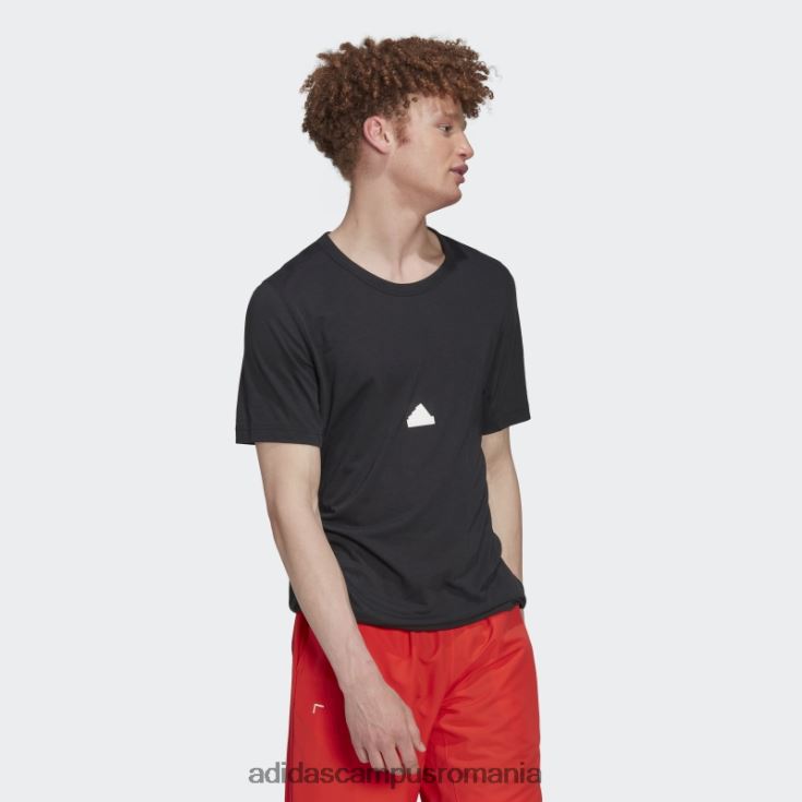 adidas campus romania tricou negru bărbați negru J266N215098