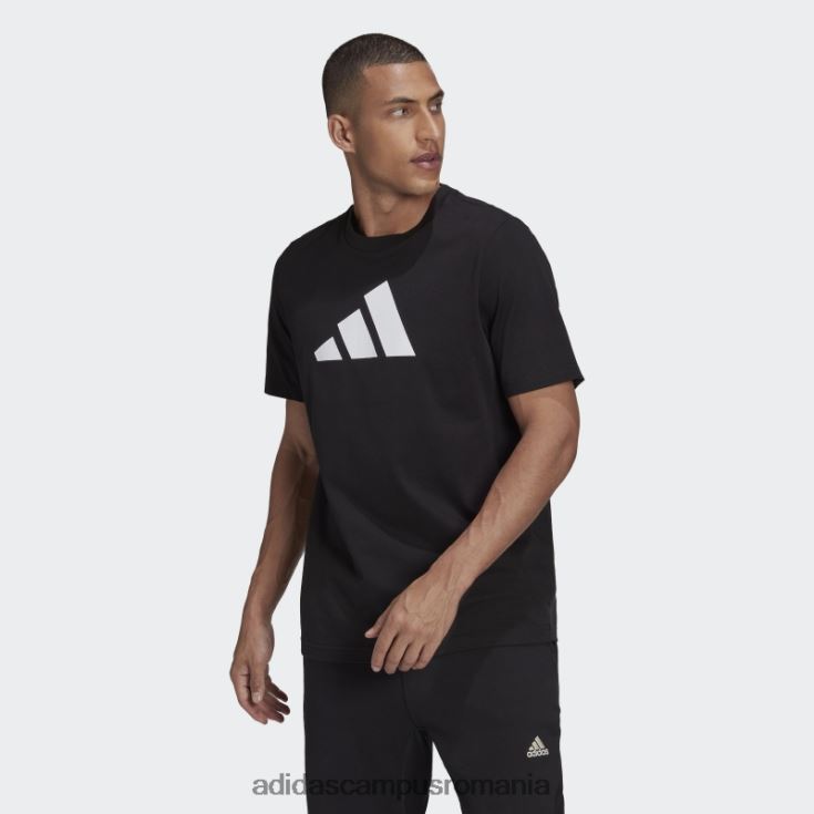 adidas campus romania tricou negru cu logo adidas future icons bărbați negru/y-3 alb J266N26963