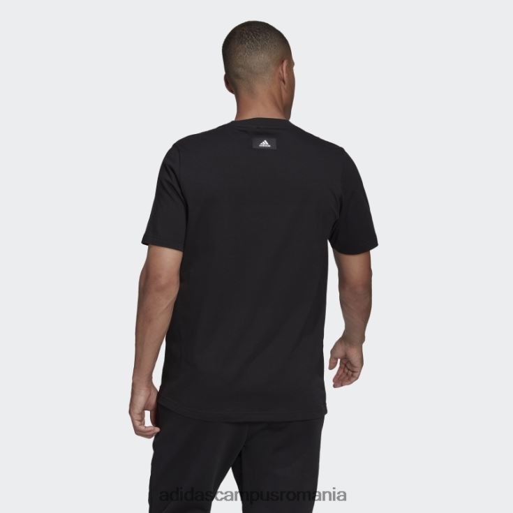 adidas campus romania tricou negru cu logo adidas future icons bărbați negru/y-3 alb J266N26963