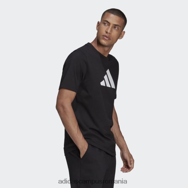 adidas campus romania tricou negru cu logo adidas future icons bărbați negru/y-3 alb J266N26963