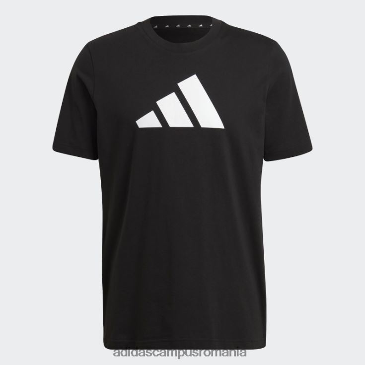 adidas campus romania tricou negru cu logo adidas future icons bărbați negru/y-3 alb J266N26963