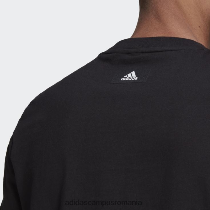 adidas campus romania tricou negru cu logo adidas future icons bărbați negru/y-3 alb J266N26963
