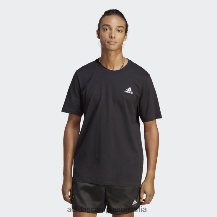 adidas campus romania tricou negru cu logo mic brodat din tricou unic adidas bărbați negru J266N2801