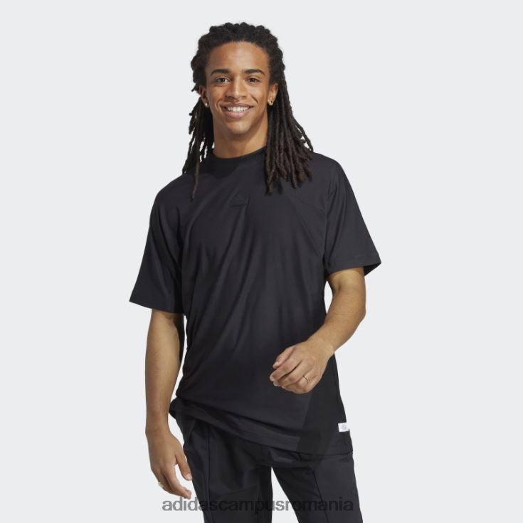 adidas campus romania tricou negru de evadare a orașului bărbați negru J266N25009